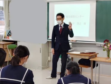 防府市立桑山中学校でワークフォーラムに参加しました